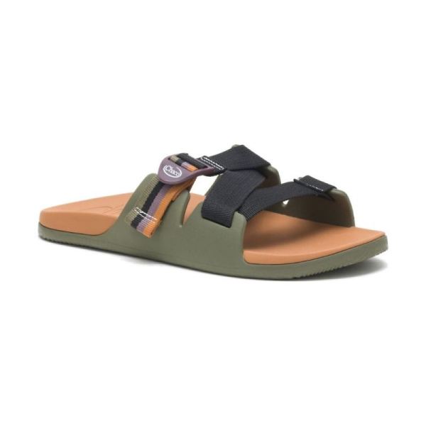 Chacos - Men's Chillos Slide - Patchwork Moss