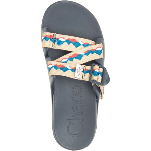 Chacos - Women's Chaco x New Belgium Chillos Slide USA - Wild Mountain Taupe