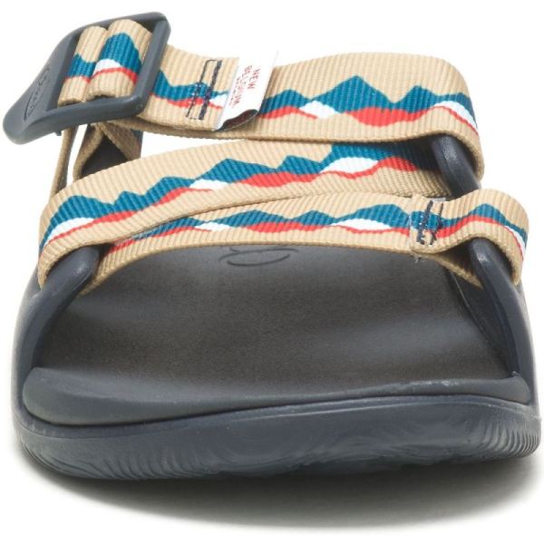 Chacos - Women's Chaco x New Belgium Chillos Slide USA - Wild Mountain Taupe