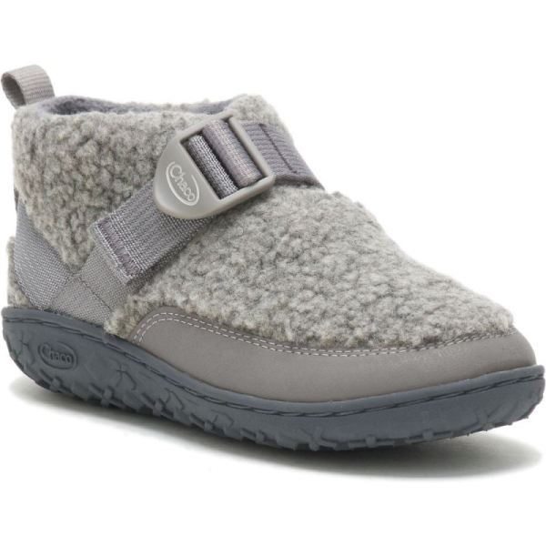 Chacos - Kid's Big Kid Ramble Fluff Kids - Light Grey