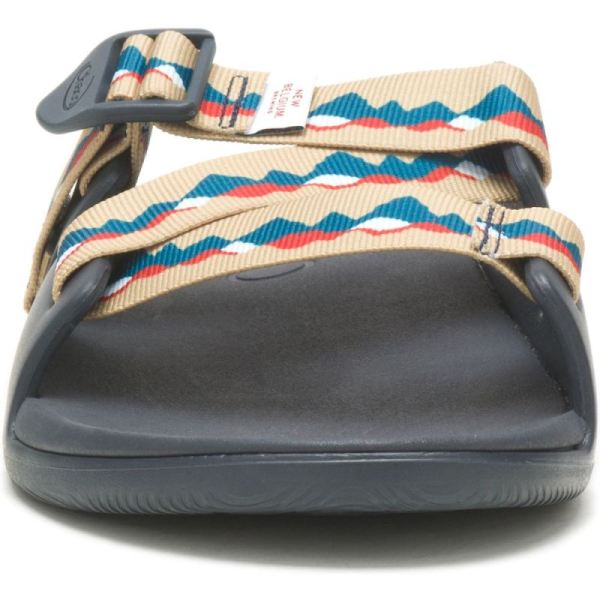 Chacos - Men's Chaco x New Belgium Chillos Slide USA - Wild Mountain Taupe