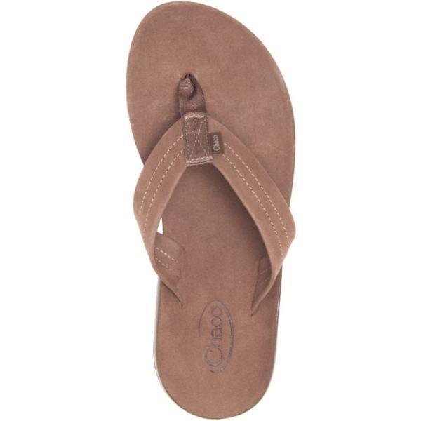 Chacos - Women's Classic Leather Flip - Dark Brown