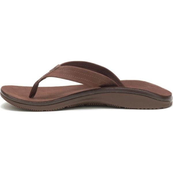 Chacos - Men's Classic Leather Flip - Dark Brown