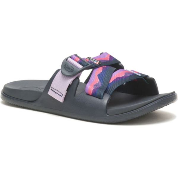 Chacos - Women's Chaco x Thomas Rhett Chillos Slide USA - Pink Sunset