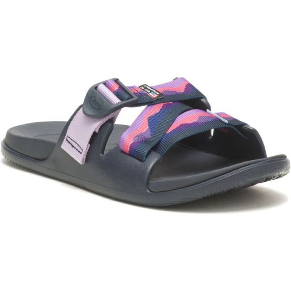 Chacos - Women's Chaco x Thomas Rhett Chillos Slide USA - Pink Sunset