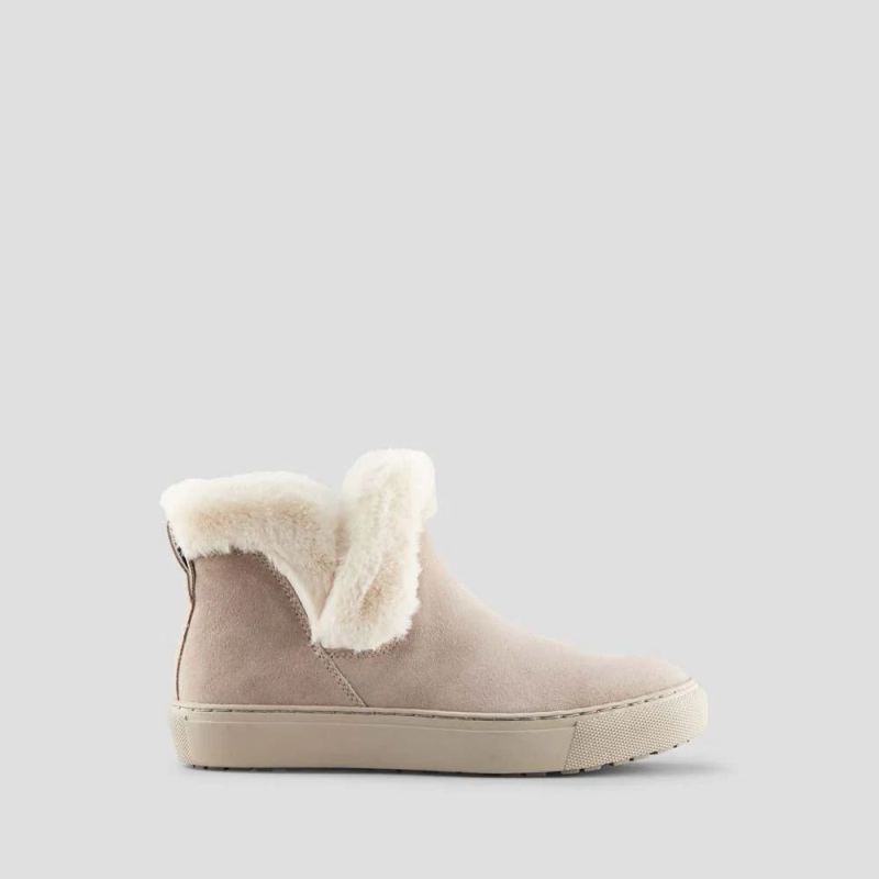 Cougar Women's Duffy Suede Waterproof Winter Sneaker-Mushroom