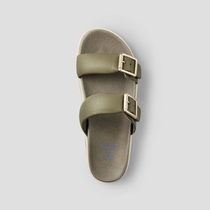 Cougar Women's Nifty Leather Water-Repellent Sandal-Olive