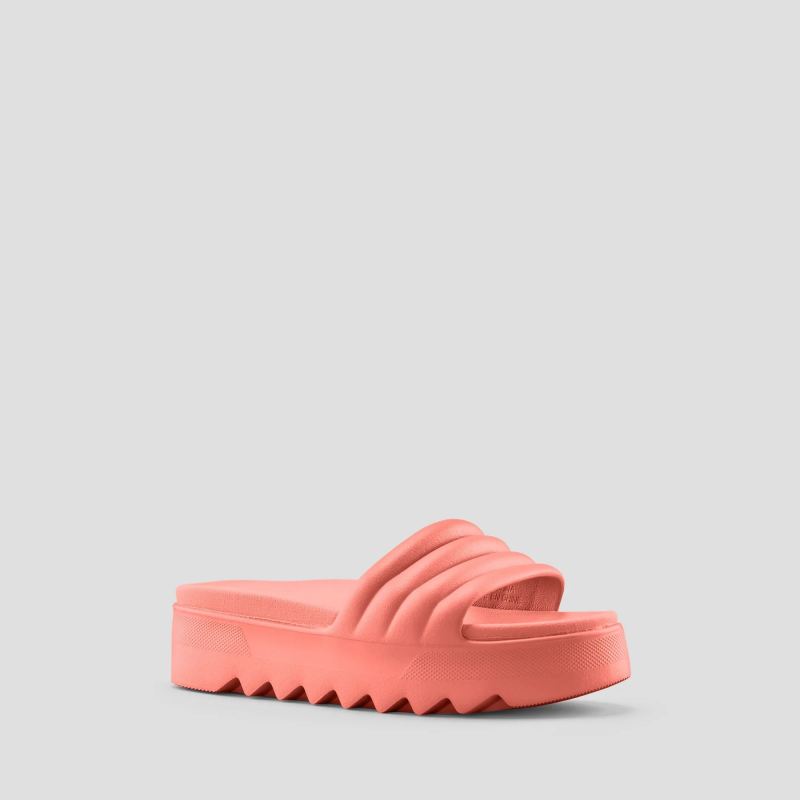 Cougar Women's Pool Party Molded EVA Water-Friendly Slide-Coral