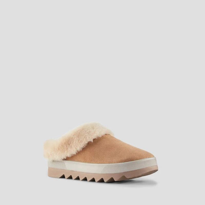 Cougar Women's Pronya Shearling Mule-Camel