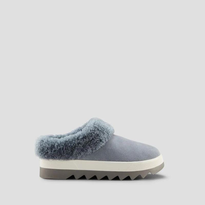 Cougar Women's Petra Shearling Mule-Ash Blue