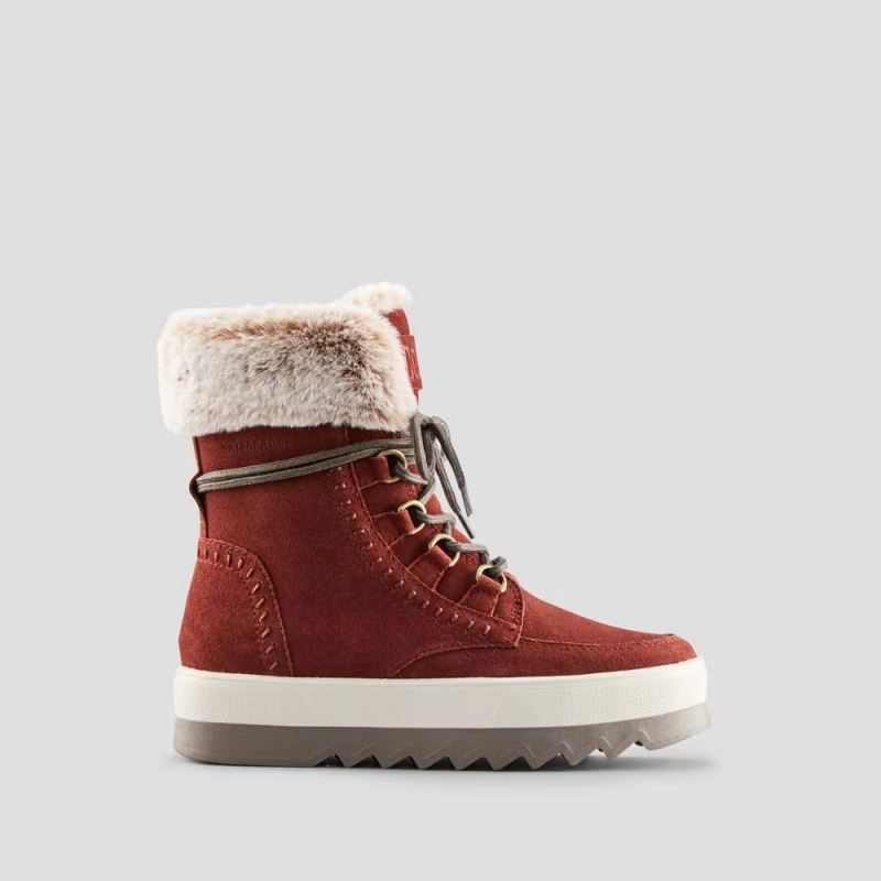 Cougar Women's Vanetta2 Suede Waterproof Winter Boot-Russet