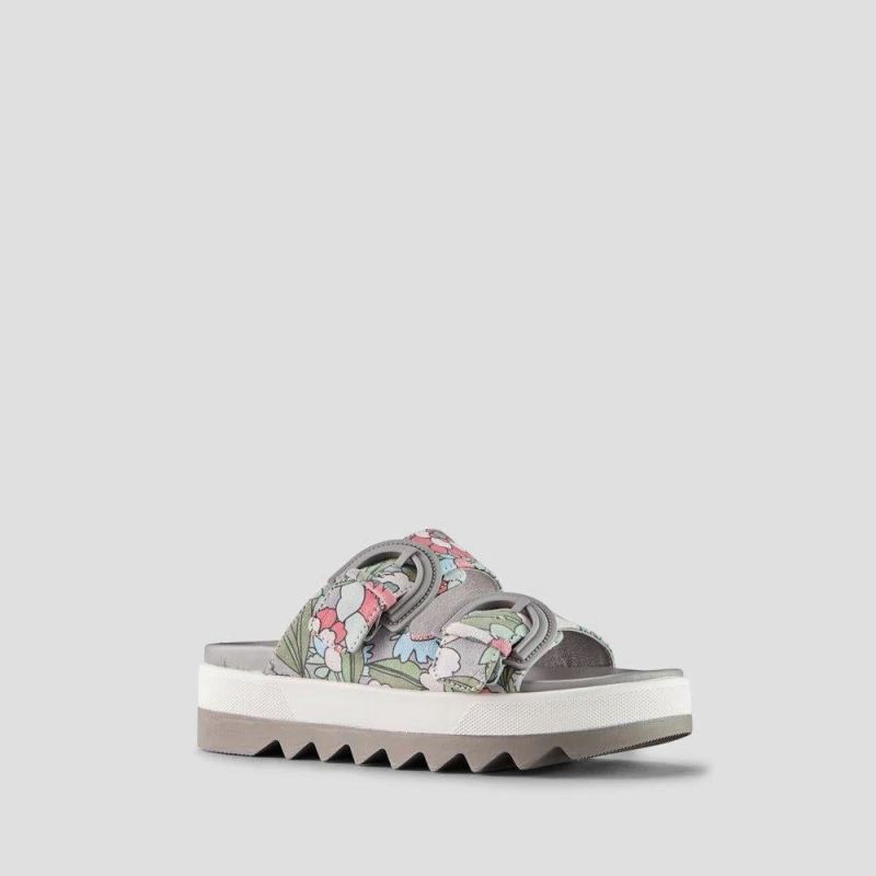 Cougar Women's Pepa Suede Print Water-Repellent Sandal-Fossil Floral