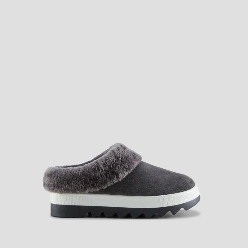 Cougar Women's Pronya Shearling Mule-Pewter