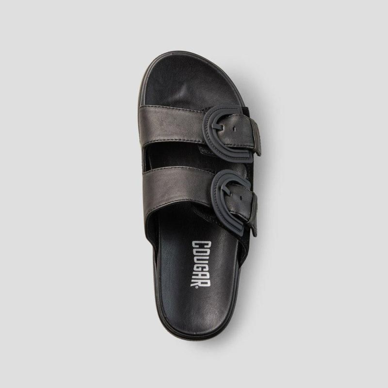 Cougar Women's Pepa Suede Water-Repellent Sandal-Black