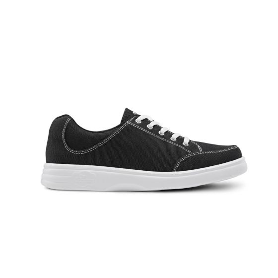 Quick Ship Dr. Comfort Riley Women's Canvas Sneaker | Midnight BW