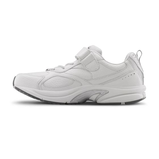 Quick Ship Dr. Comfort Winner Men's Athletic Shoe | White
