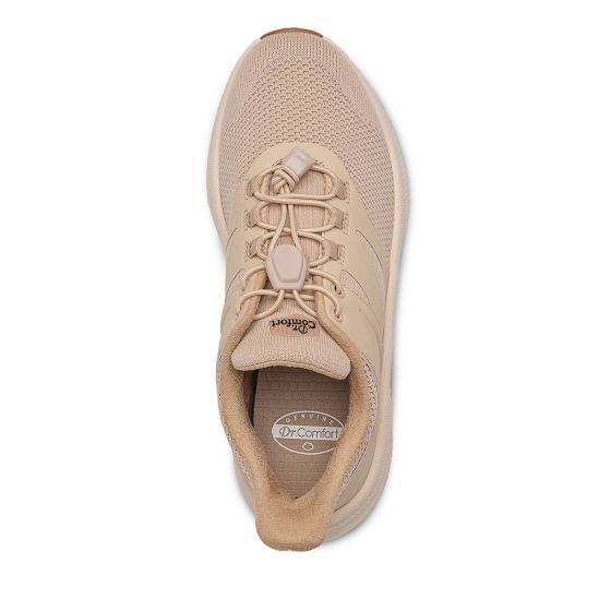 Quick Ship Dr. Comfort Wren Women's Hands-Free Shoe | Beige