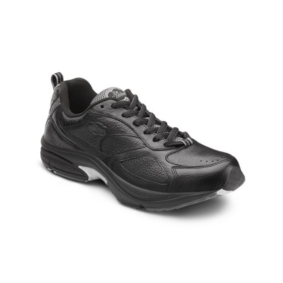 Quick Ship Dr. Comfort Winner Plus Men's Athletic Shoe | Black