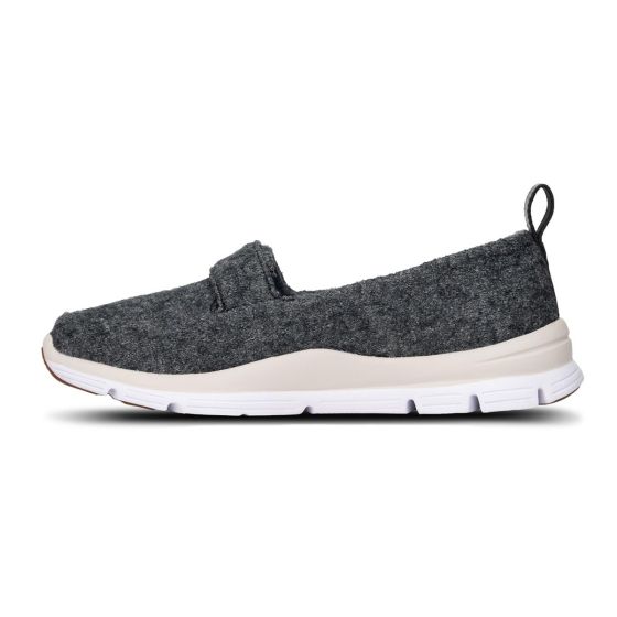 Quick Ship Dr. Comfort Autumn Women's - Casual Espadrille Wool Shoe | Grey
