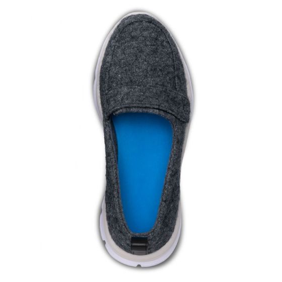 Quick Ship Dr. Comfort Autumn Women's - Casual Espadrille Wool Shoe | Grey