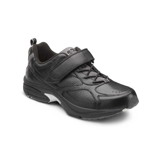 Quick Ship Dr. Comfort Winner Men's Athletic Shoe | Black