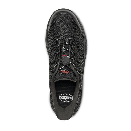 Quick Ship Dr. Comfort Jay Men's Hands-Free Shoe | Black