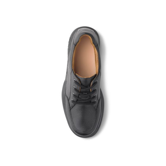 Quick Ship Dr. Comfort Justin Men's Casual Dress Shoe | Black