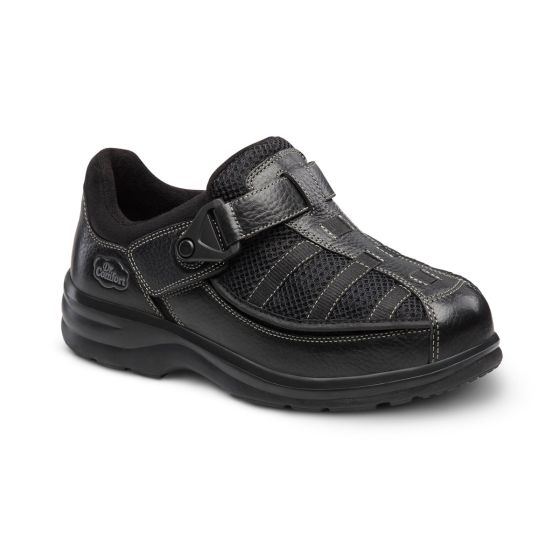 Quick Ship Dr. Comfort Lucie X Women's Double Depth Shoe | Balck