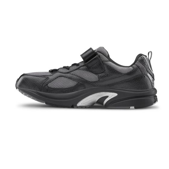 Quick Ship Dr. Comfort Endurance Men's Athletic Shoe | Black