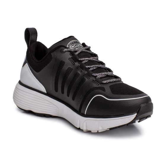 Quick Ship Dr. Comfort Grace X Women's Double Depth Athletic Shoe | Black