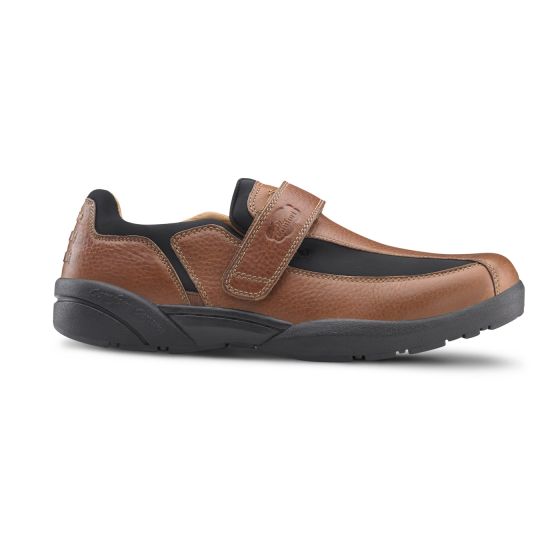 Quick Ship Dr. Comfort Douglas Men's Casual Shoe | Chestnut