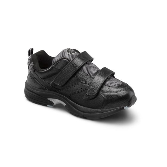 Quick Ship Dr. Comfort Spirit X Women's Double Depth Athletic Shoe | Black