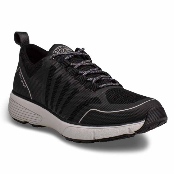 Quick Ship Dr. Comfort Gordon Men's Walking Shoe | Black