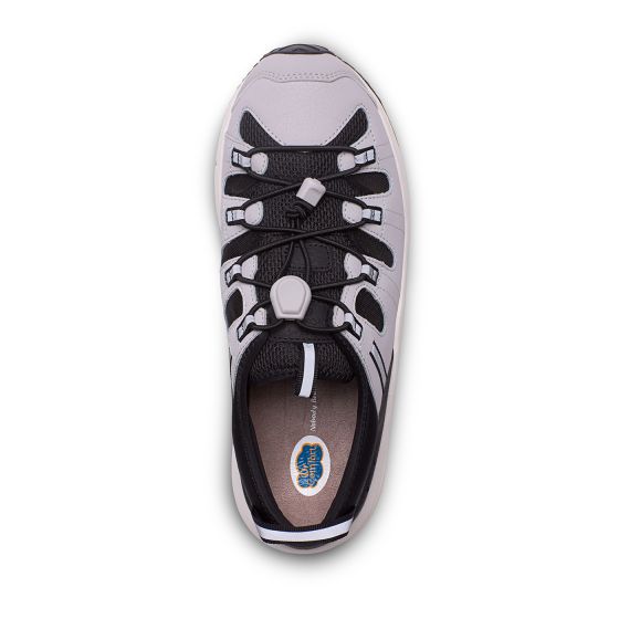 Quick Ship Dr. Comfort Polo Men's Athletic Shoe | Grey