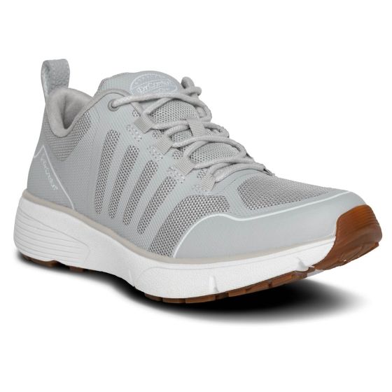 Quick Ship Dr. Comfort Gordon Men's Walking Shoe | Grey
