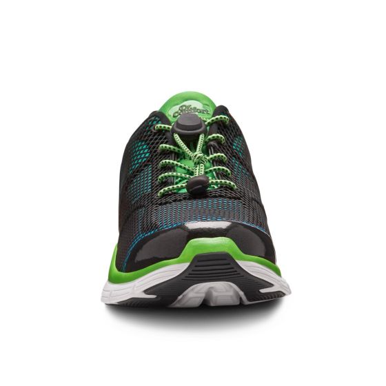 Quick Ship Dr. Comfort Katy Women's Athletic Shoe | Green-turq