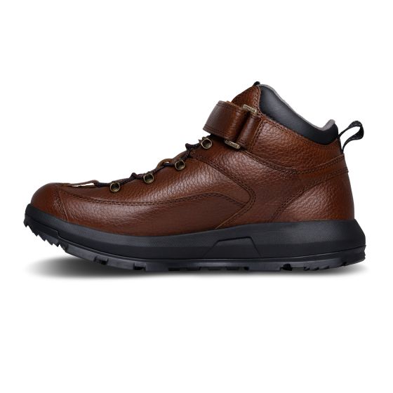 Quick Ship Dr. Comfort Yukon Men's Work/Hiking Boots | Chestnut