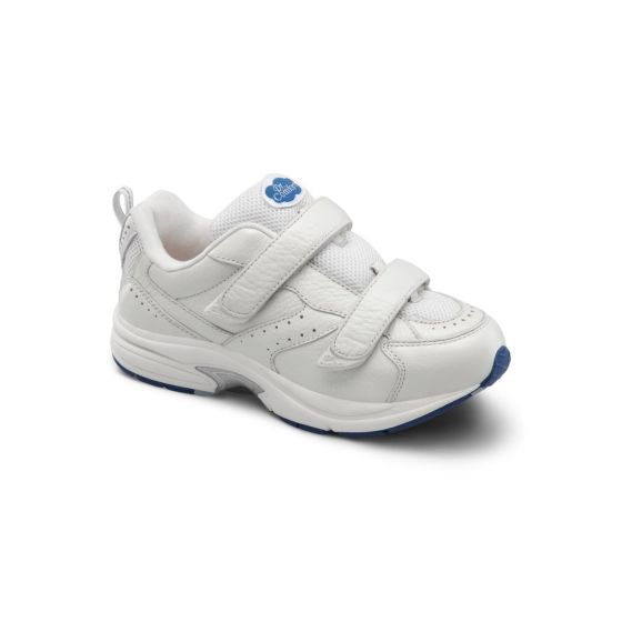 Quick Ship Dr. Comfort Spirit X Women's Double Depth Athletic Shoe | White