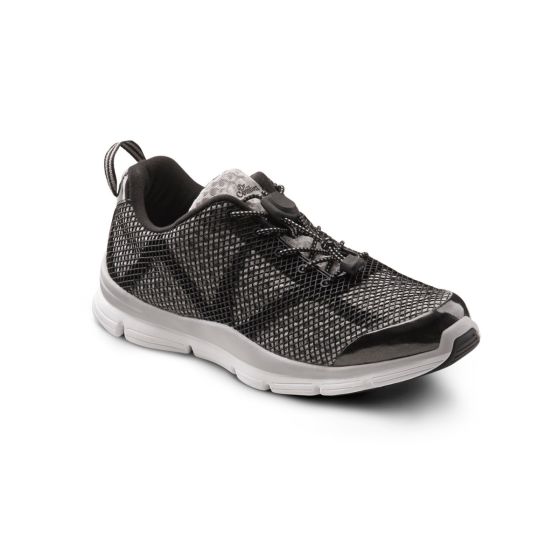 Quick Ship Dr. Comfort Jason Men's Athletic Shoe | Black