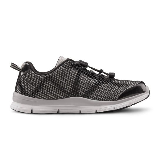 Quick Ship Dr. Comfort Jason Men's Athletic Shoe | Black