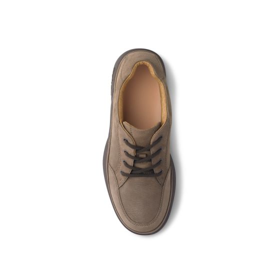 Quick Ship Dr. Comfort Justin Men's Casual Dress Shoe | Chestnut