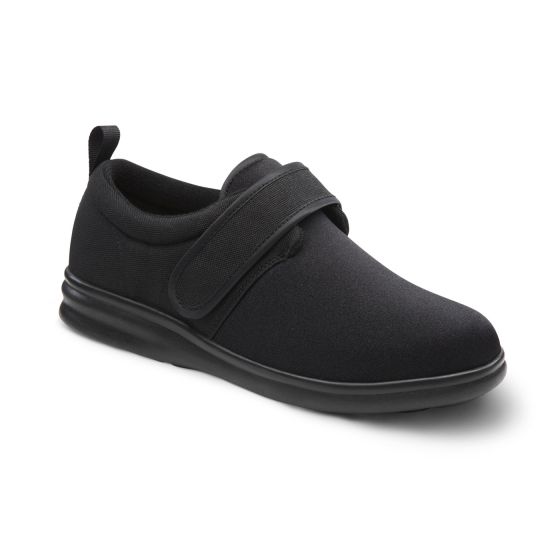 Quick Ship Dr. Comfort Marla Women's Machine-Washable Double Depth Shoe | Black