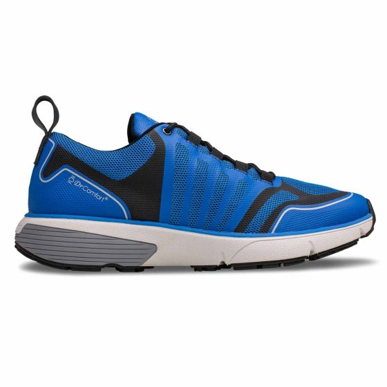 Quick Ship Dr. Comfort Gordon Men's Walking Shoe | Blue