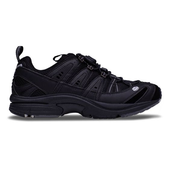 Quick Ship Dr. Comfort Performance Men's Athletic Shoe | Black
