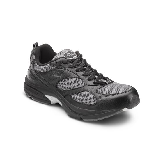 Quick Ship Dr. Comfort Endurance Plus Men's Athletic Shoe | Black
