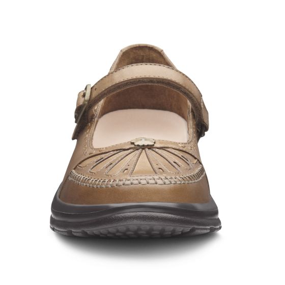 Quick Ship Dr. Comfort Paradise Women's Dress Shoe | Saddle Tan