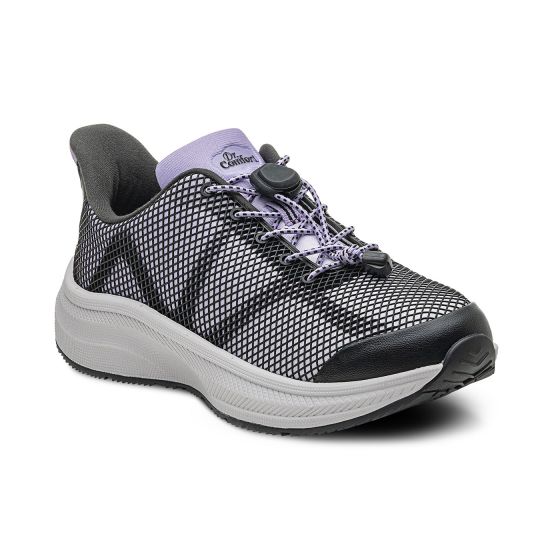 Quick Ship Dr. Comfort Robin Women's Hands-Free Shoe | Purple