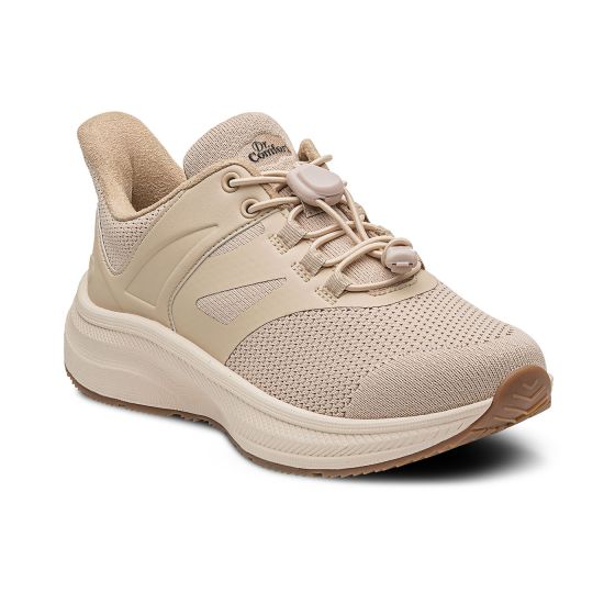 Quick Ship Dr. Comfort Wren Women's Hands-Free Shoe | Beige