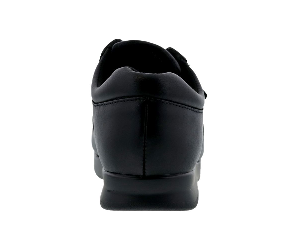 DREW SHOES | WOMEN'S QUEST-Black Leather / Black Stretch