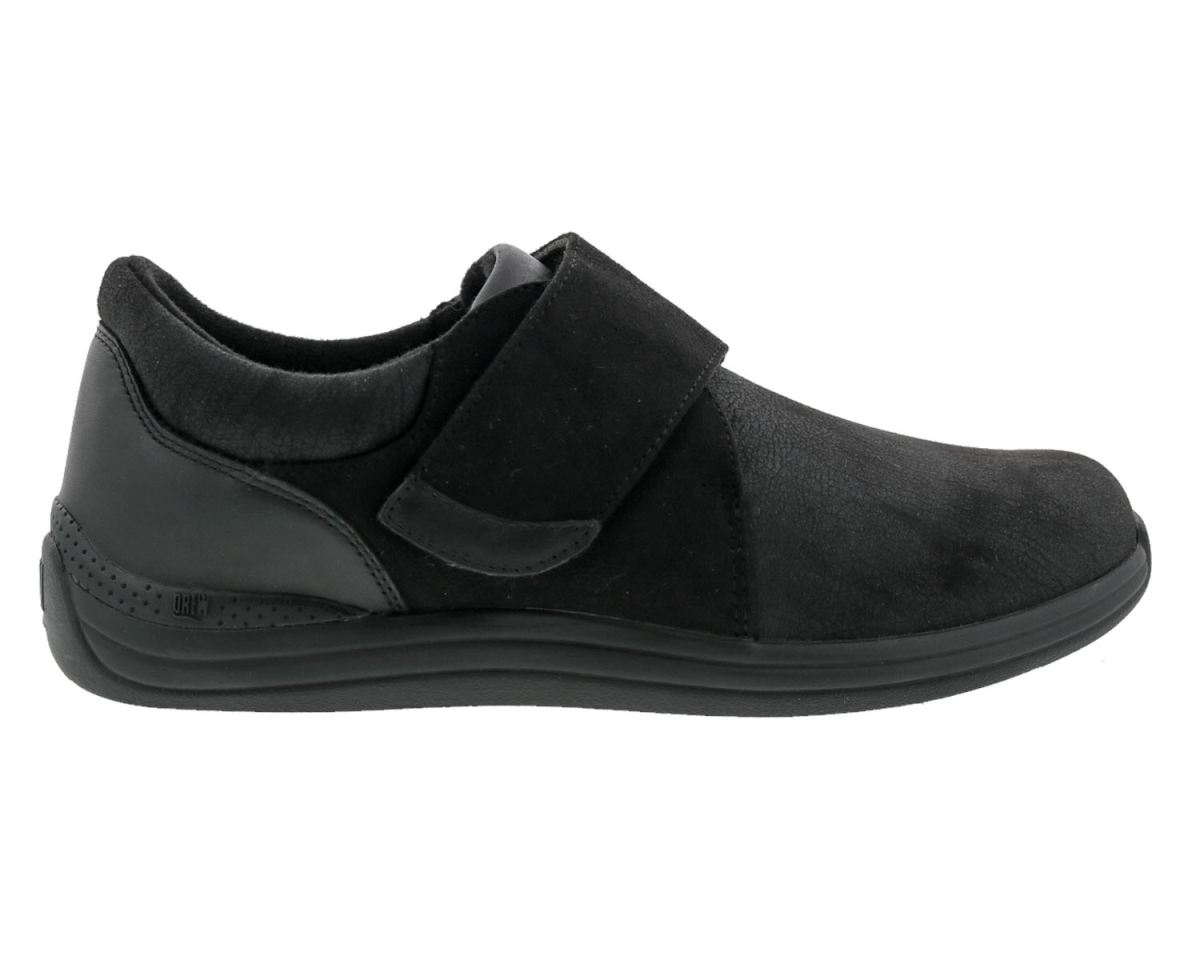 DREW SHOES | WOMEN'S MOONLITE-Black Stretch Leather